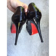 Christian Louboutin Black Patent Leather Bianca Classic Leather Pumps Lust4Labels 2-900x900