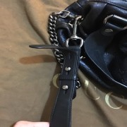Gucci Guccissima Black Leather Monogram Logo Tote Shoulder Bag Chain Purse Lust4Labels 16
