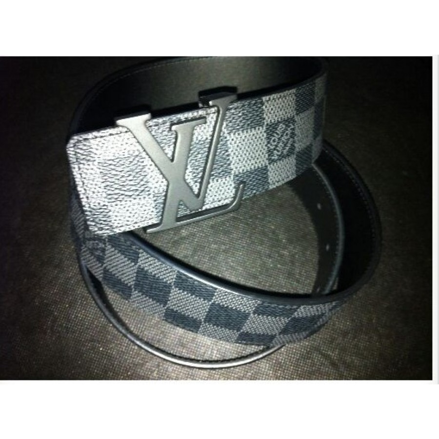 checkered lv belt