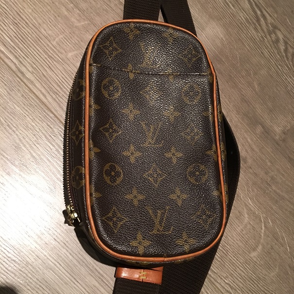 $1000 Louis Vuitton Monogram Canvas Pochette Gange Crossbody Waist Pouch Bag - Lust4Labels