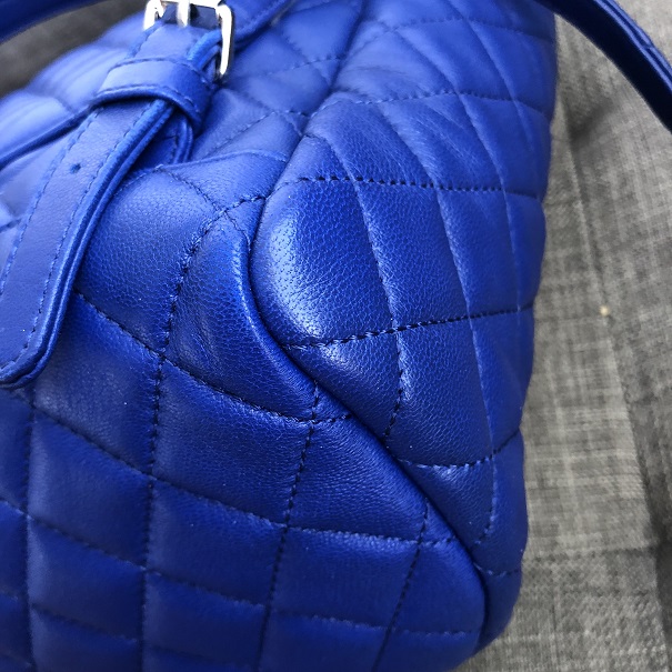 $5000 Chanel Classic Royal Blue Quilted Lamb Leather Urban Spirit Small  Backpack Bag - Lust4Labels