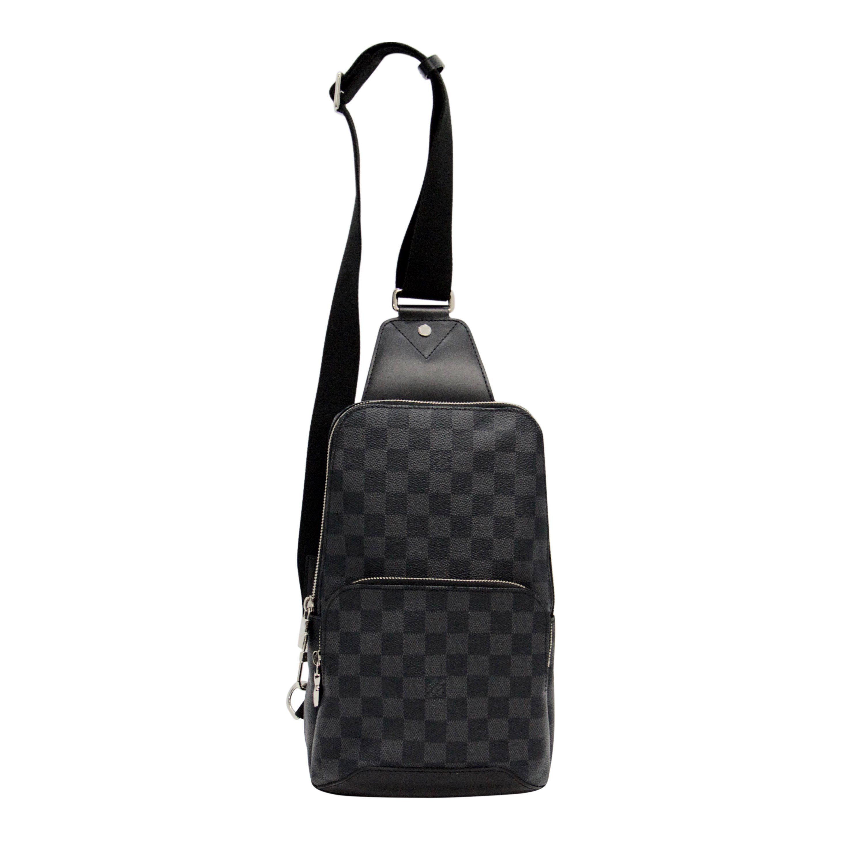 $1800 Louis Vuitton Avenue Sling Bag Damier Graphite Canvas Messenger -  Lust4Labels