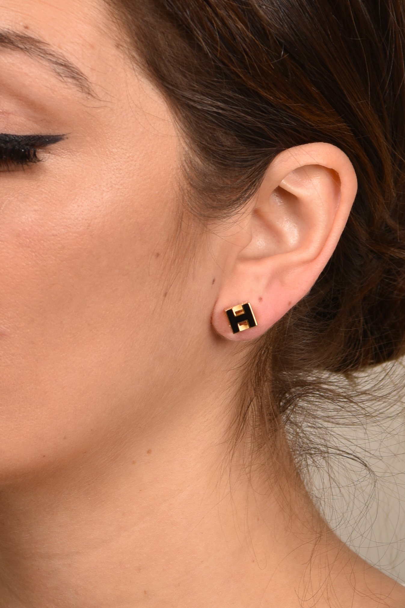 hermes stud earrings