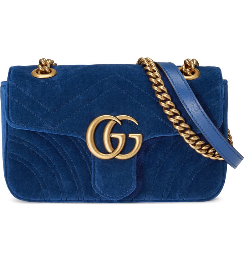 gucci blue purse