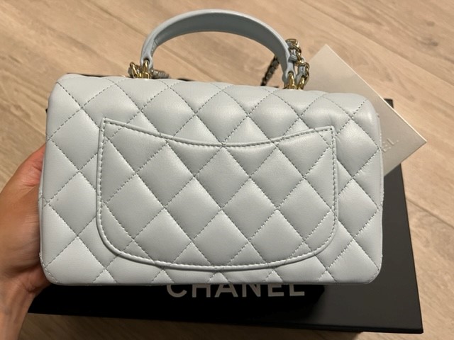 chanel mini classic with handle